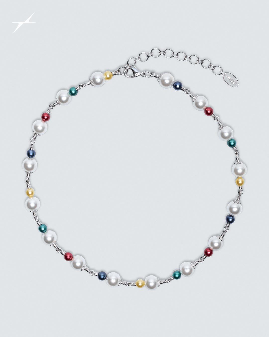 Rainbow Rosary Necklace