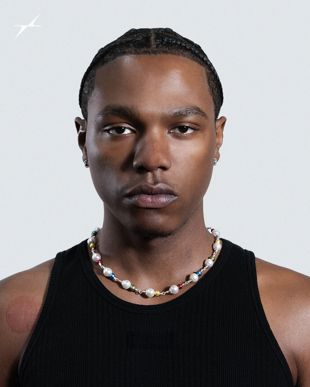 Rainbow Rosary Necklace