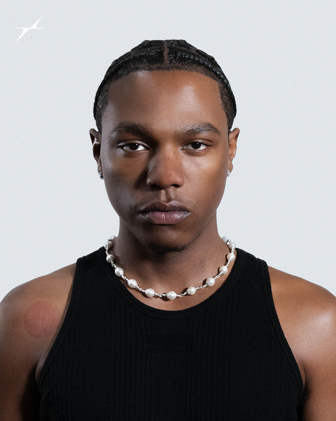 White Rosary Necklace