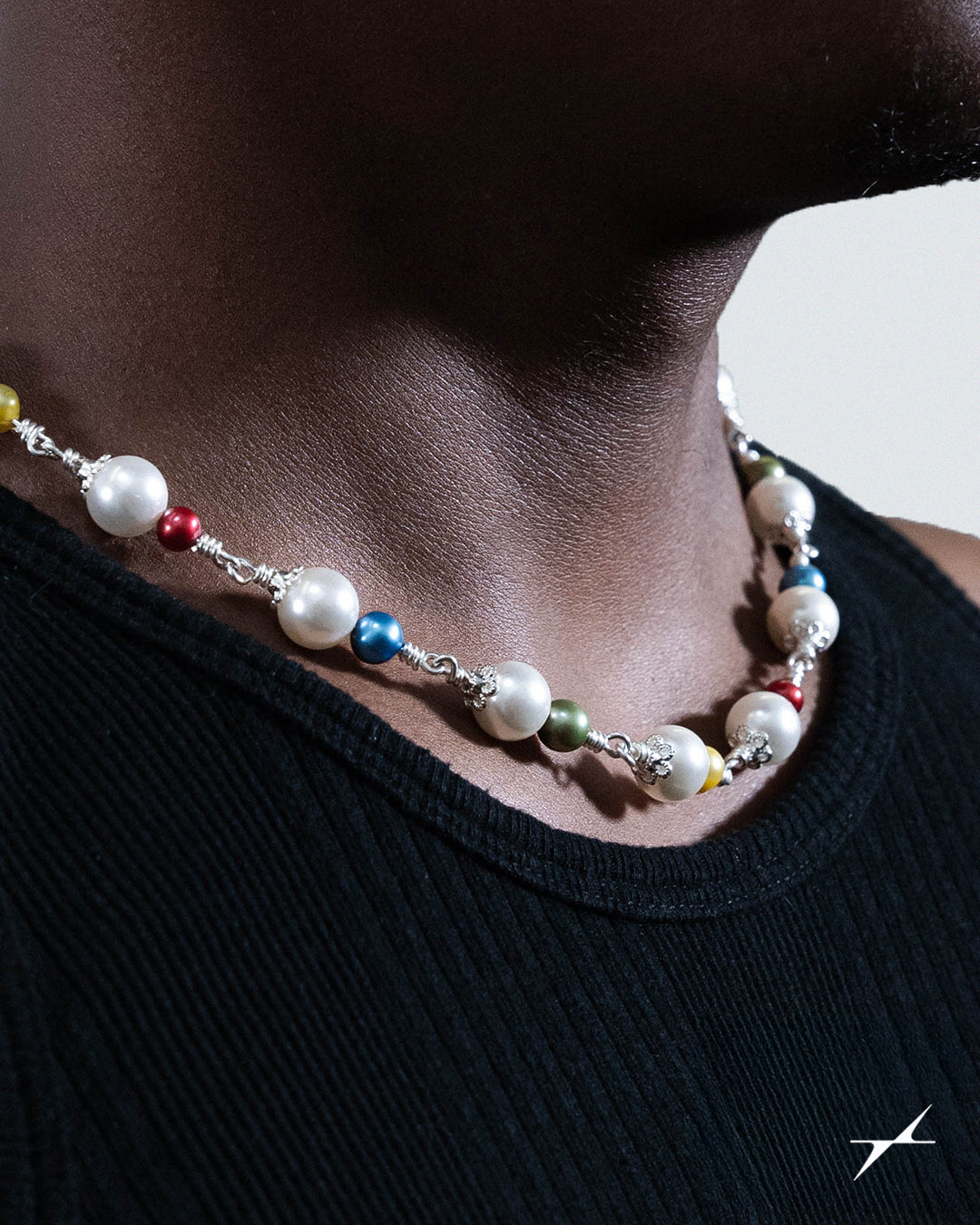 Rainbow Rosary Necklace