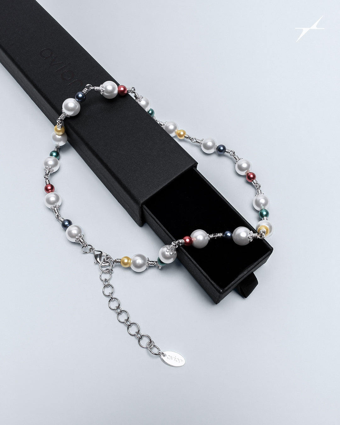 Rainbow Rosary Necklace