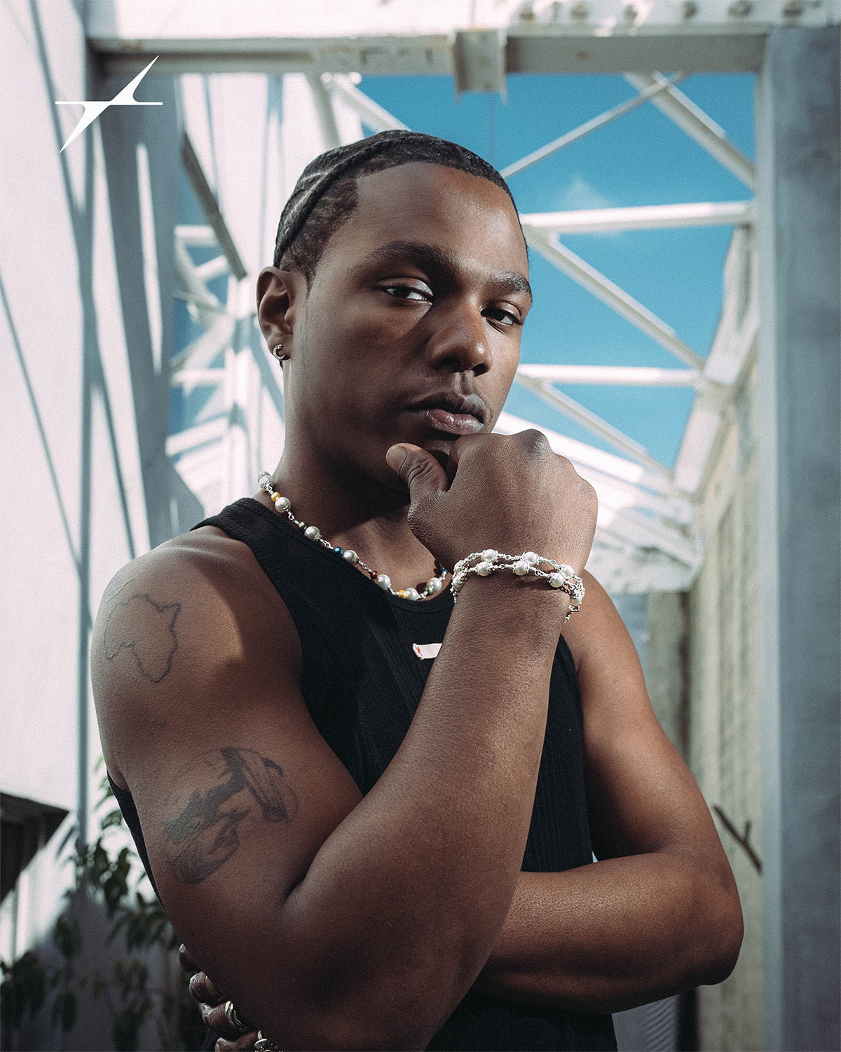 White Rosary Necklace + Bracelet Bundle