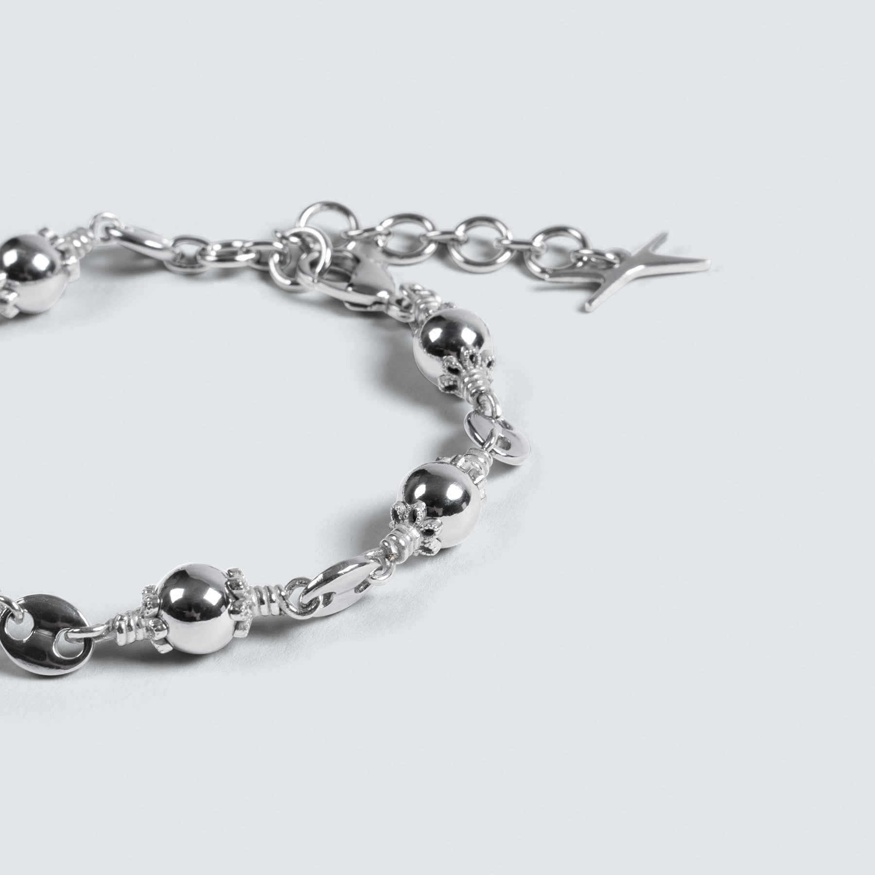 Coffee Bean Rosary Bracelet