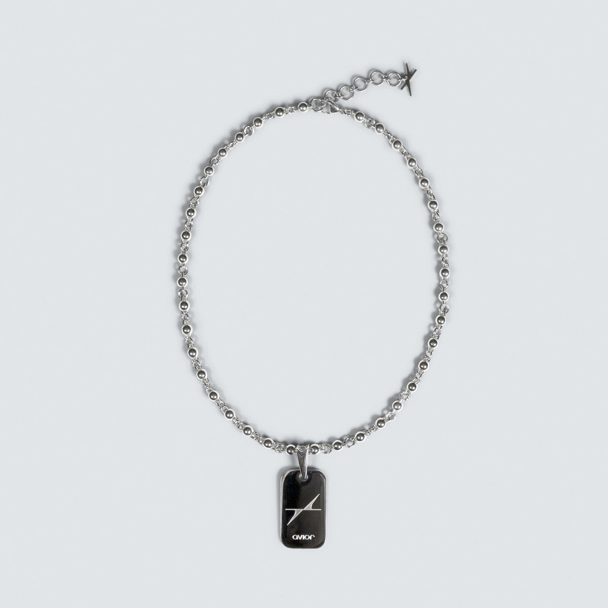 Dog Tag Ball Link Necklace