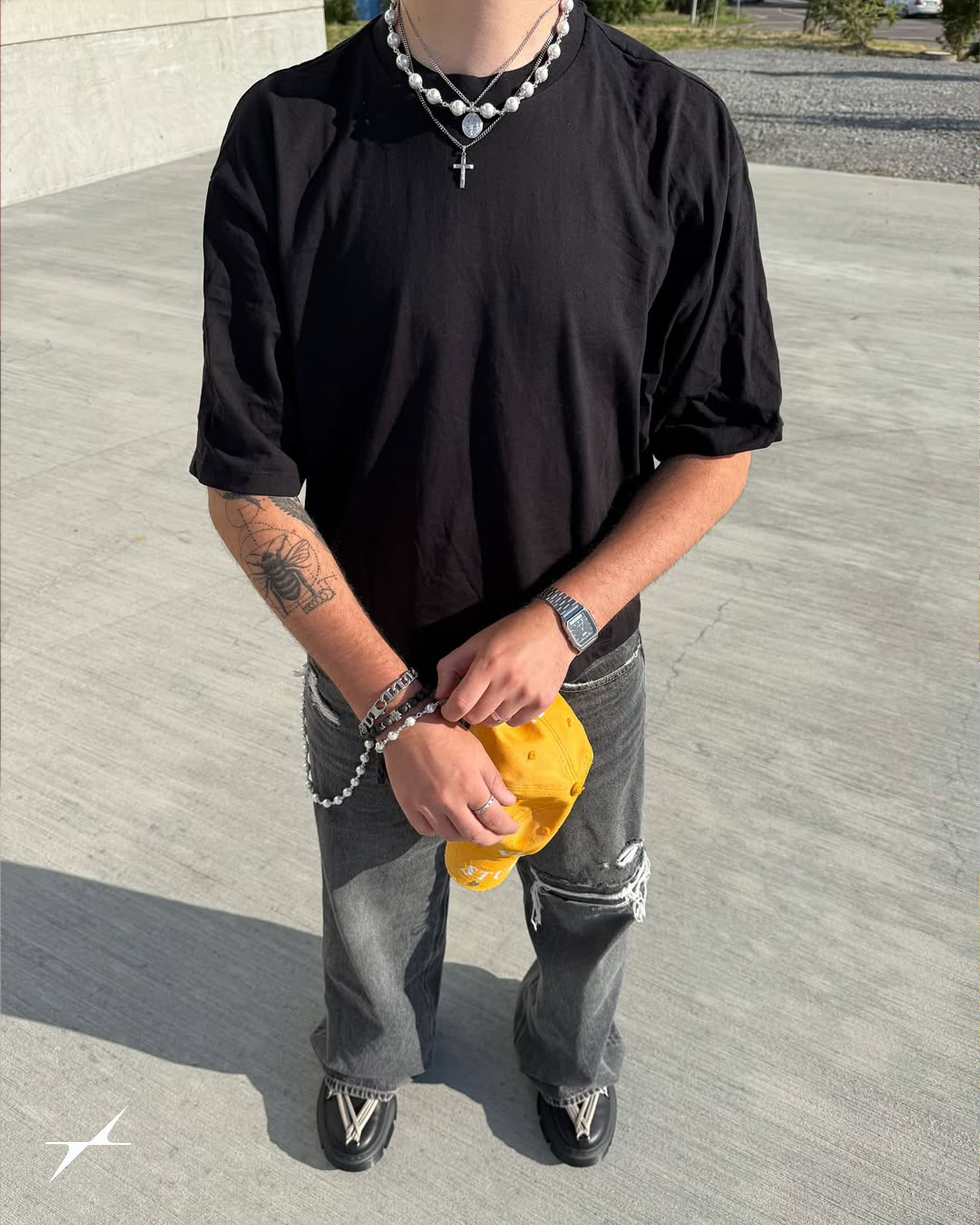 White Necklace + Bracelet Bundle