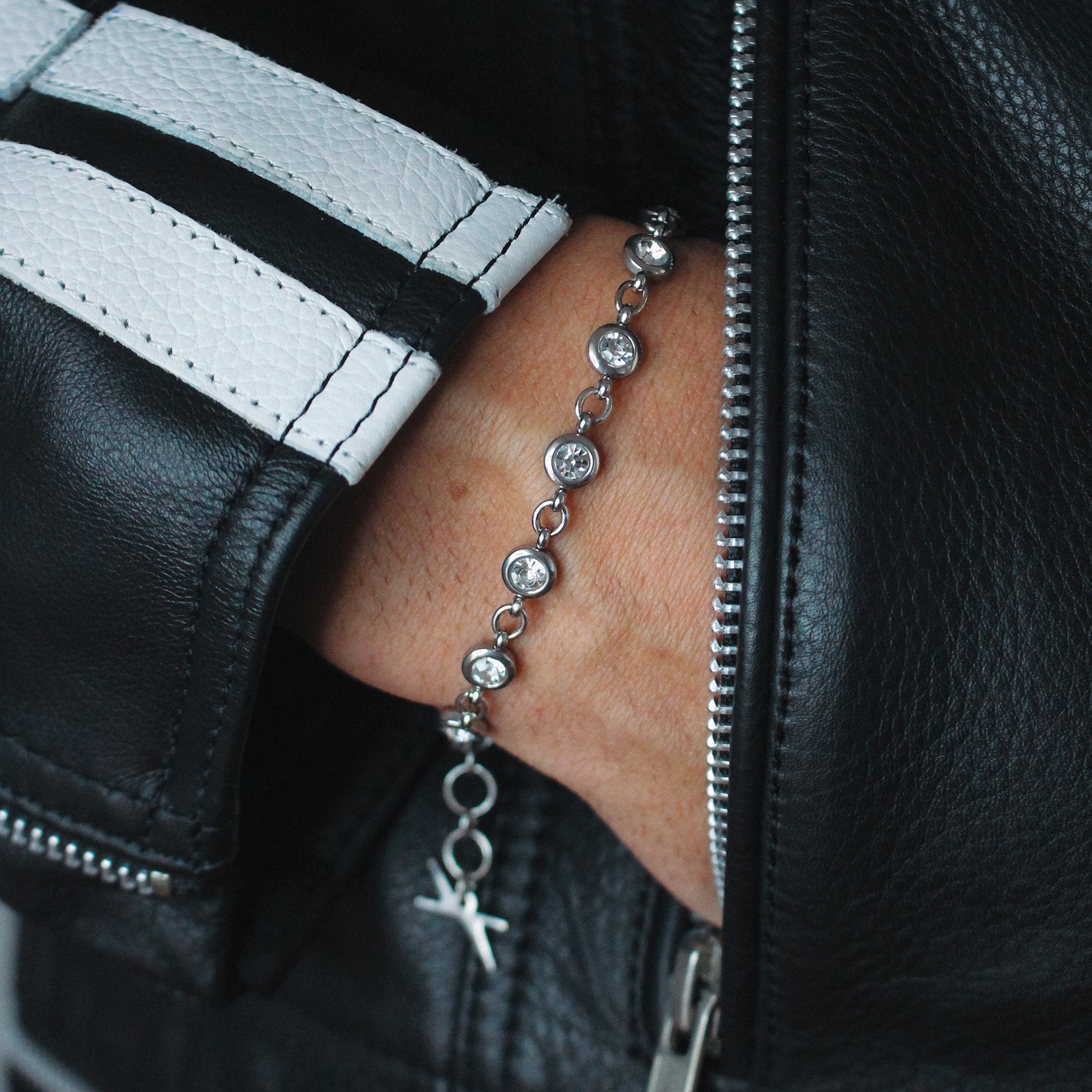 Zirconia Link Bracelet