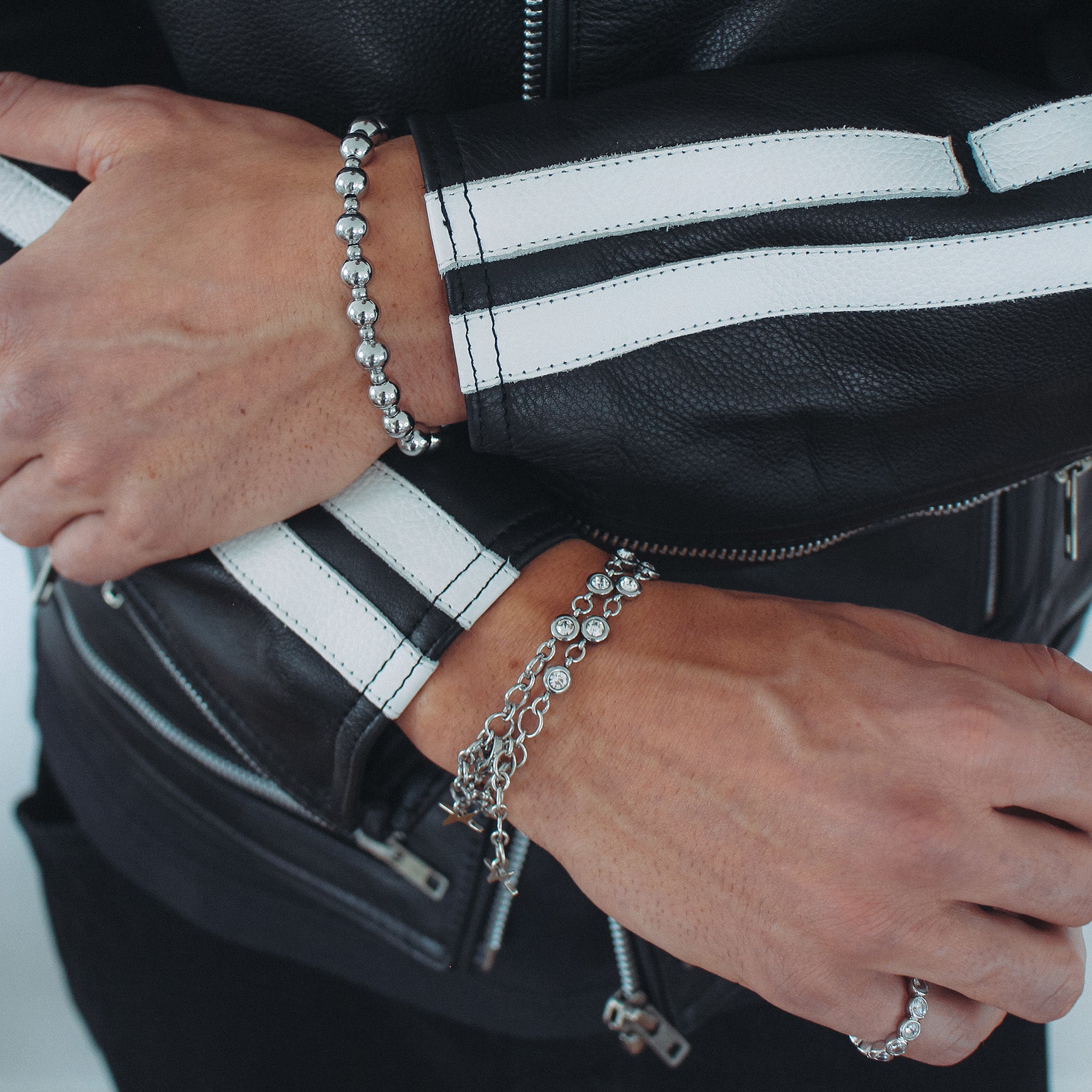 Ball & Zirconia Bracelet Bundle