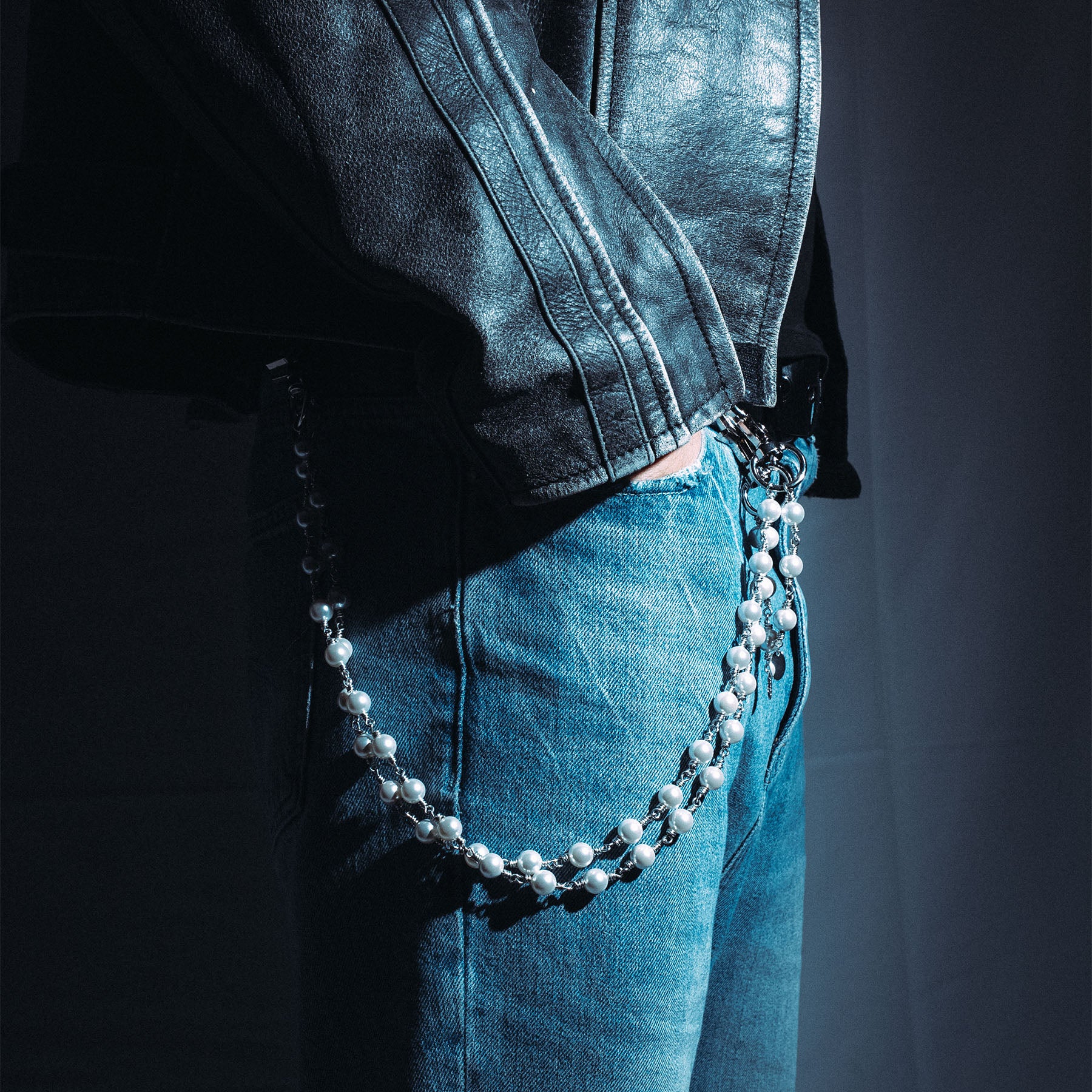 Collar Rosario Blanco