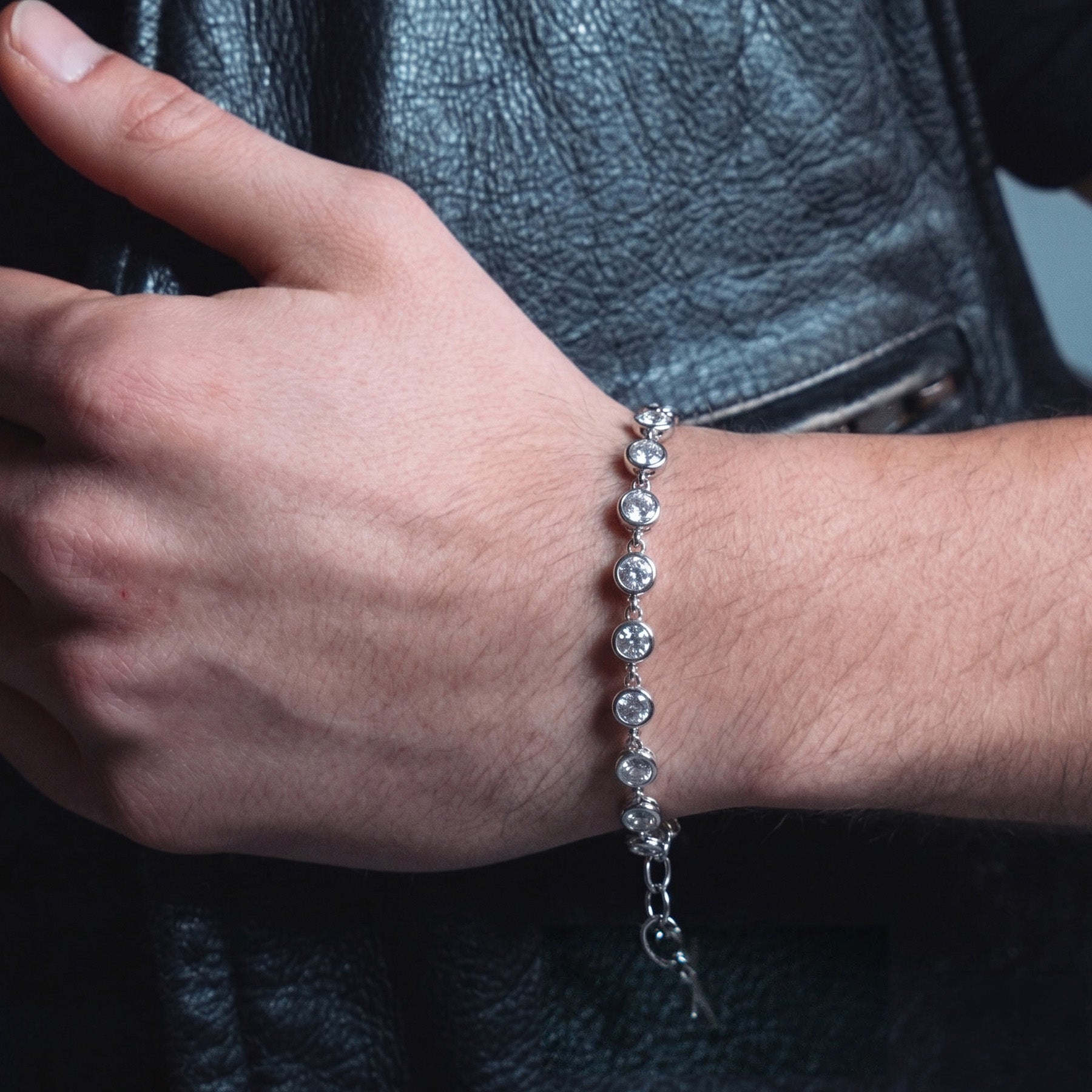 Zirconia Link Bracelet