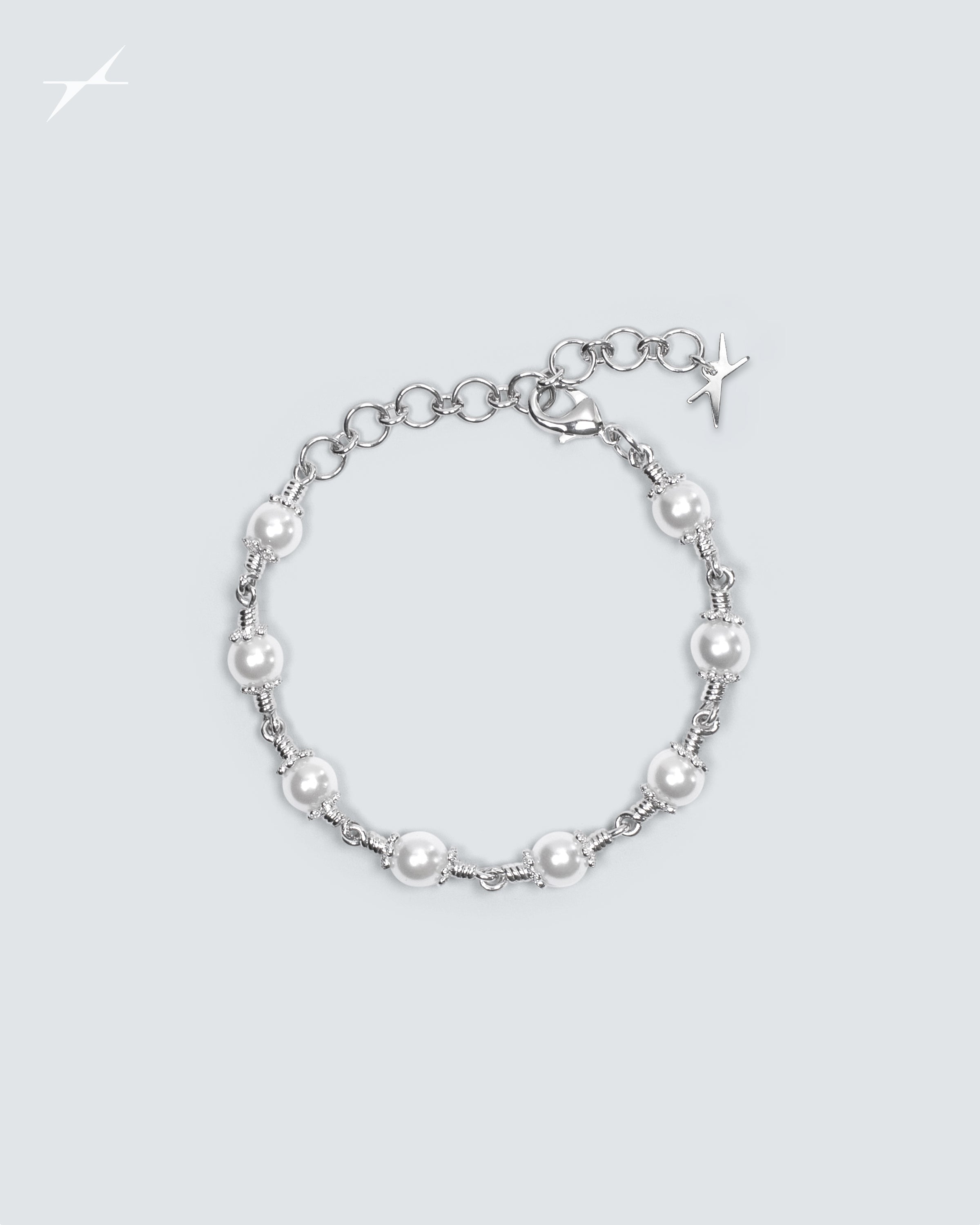 White Rosary Bracelet