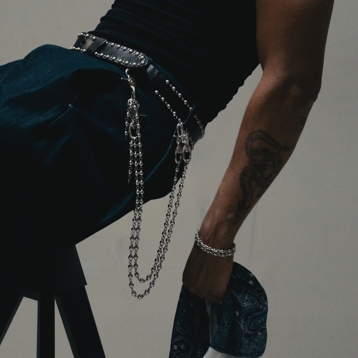 Ball Link Wallet Chain & Bracelet Bundle