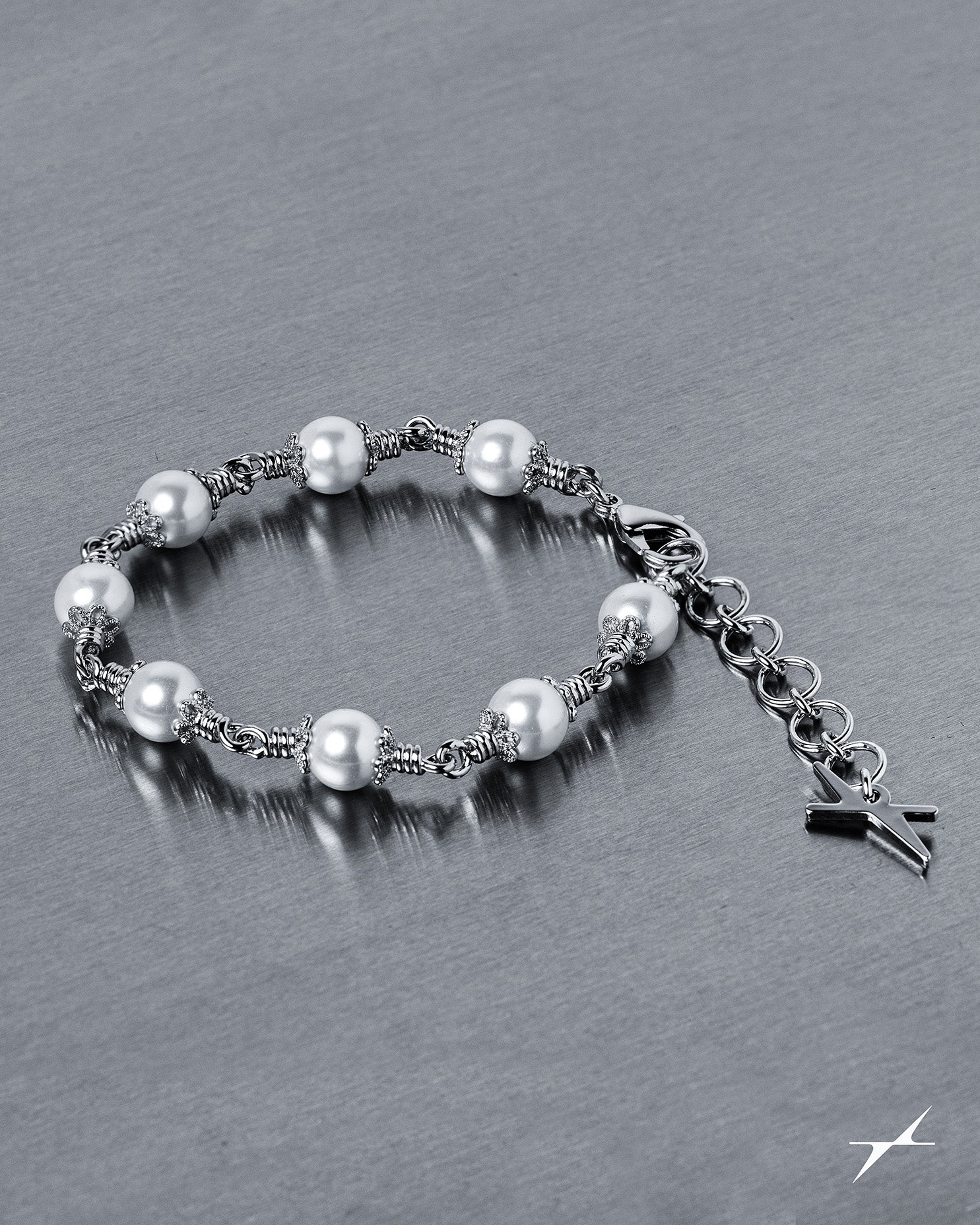 Collar Rosario Blanco