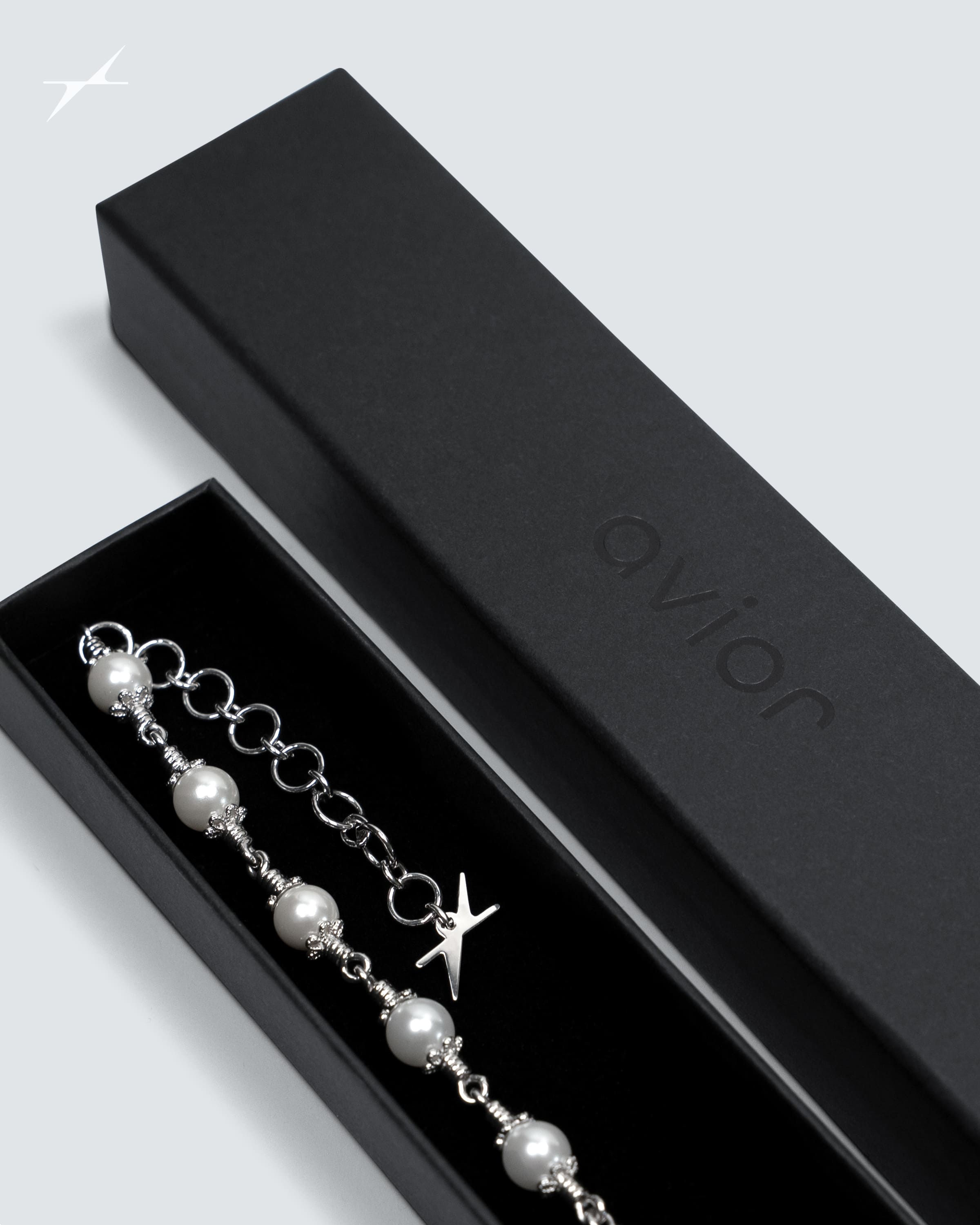 White Rosary Bracelet