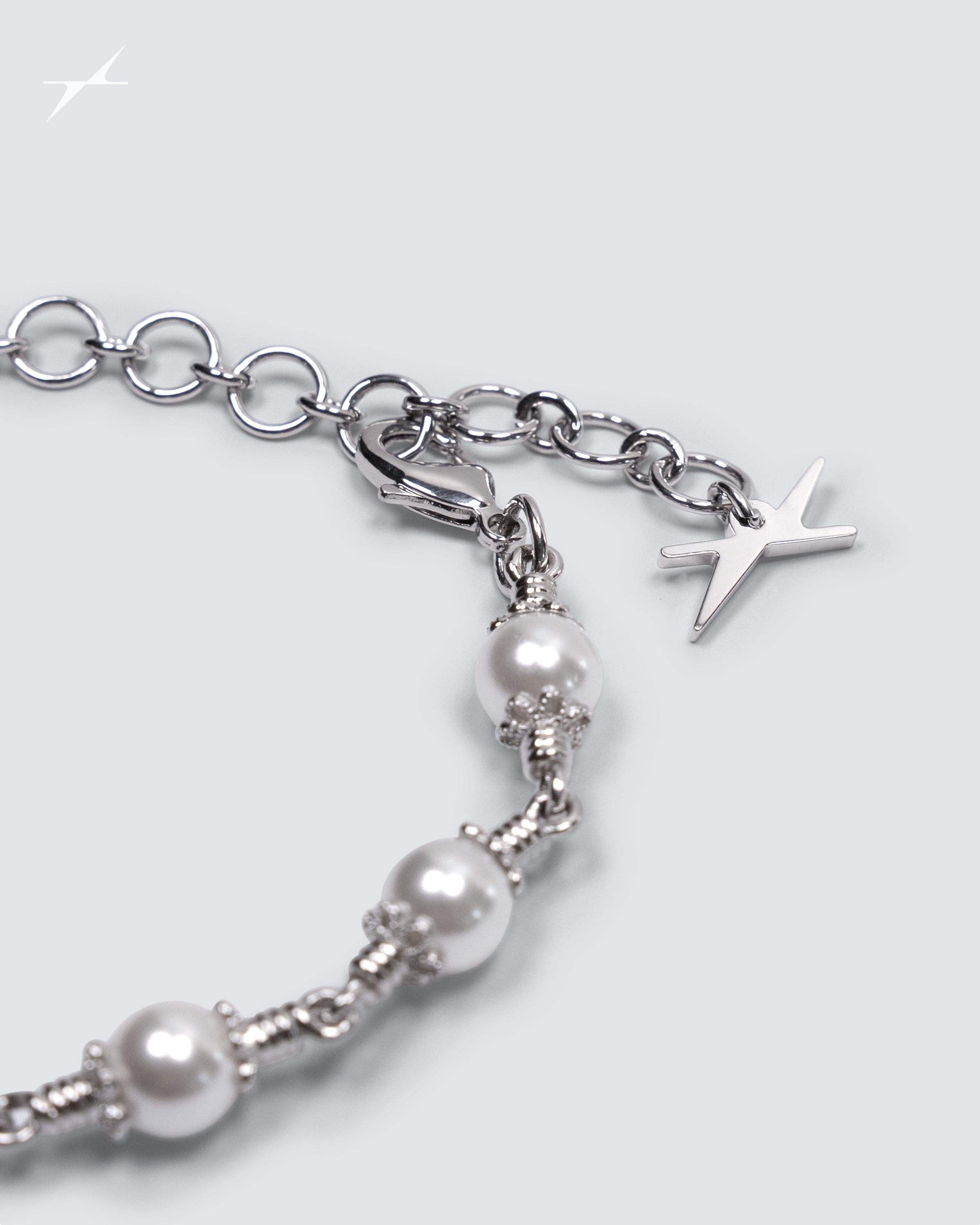 White Rosary Bracelet