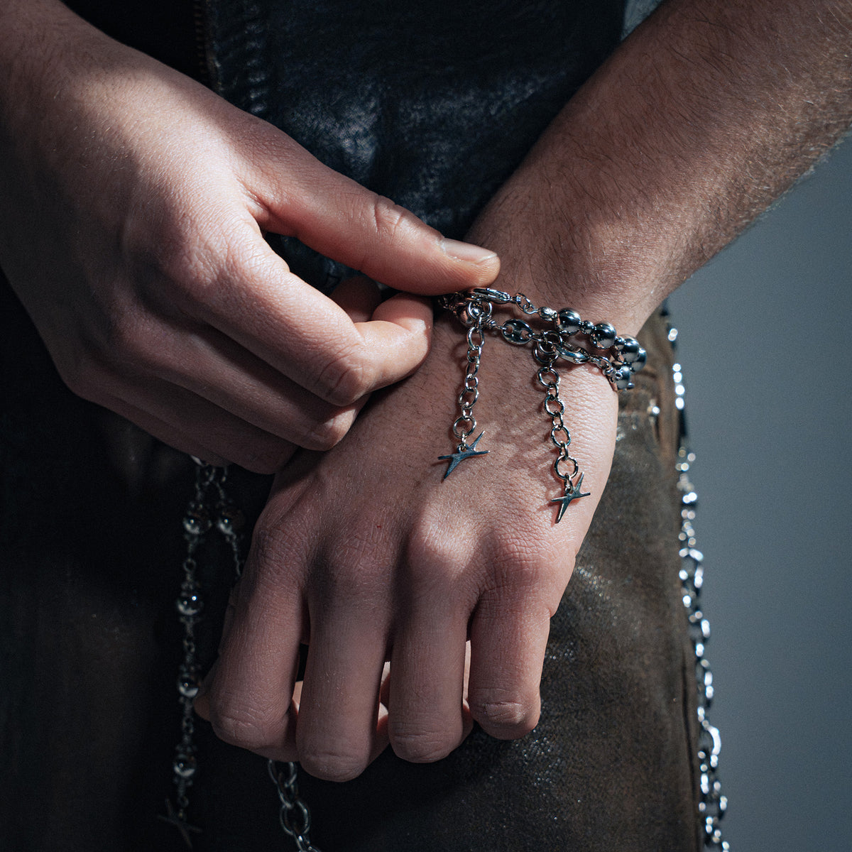 Coffee Bean Rosary Bracelet