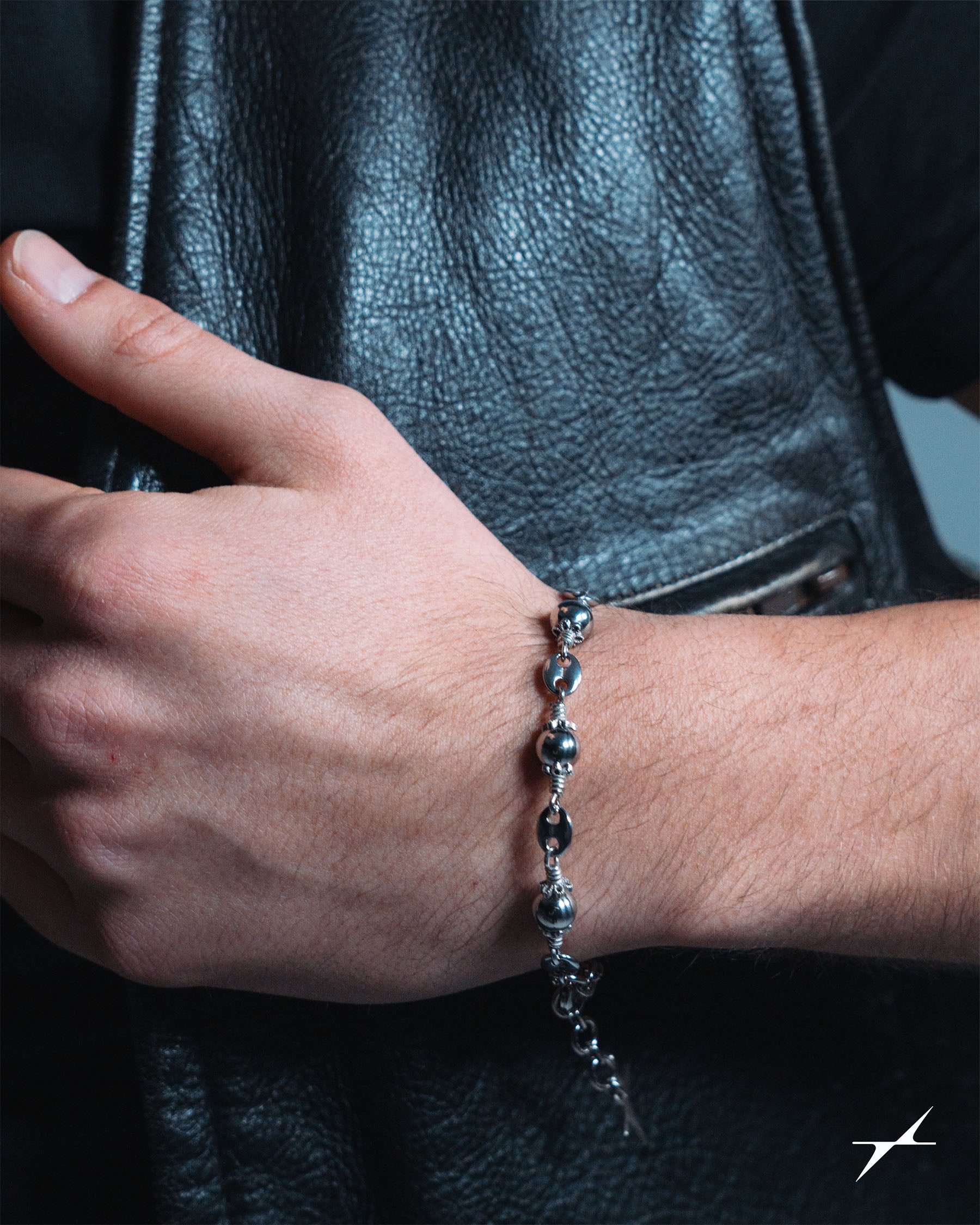 Coffee Bean Rosary Bracelet