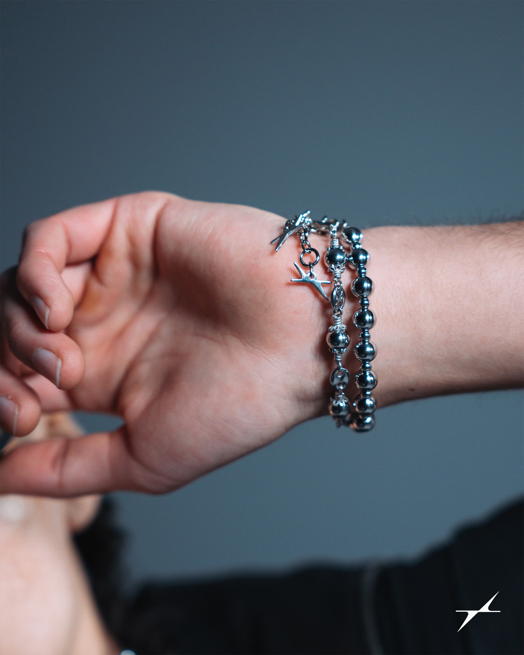 Coffee Bean Rosary Bracelet