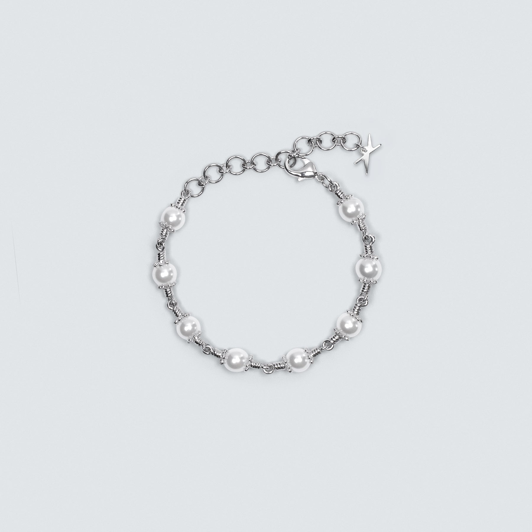 White Rosary Bracelet
