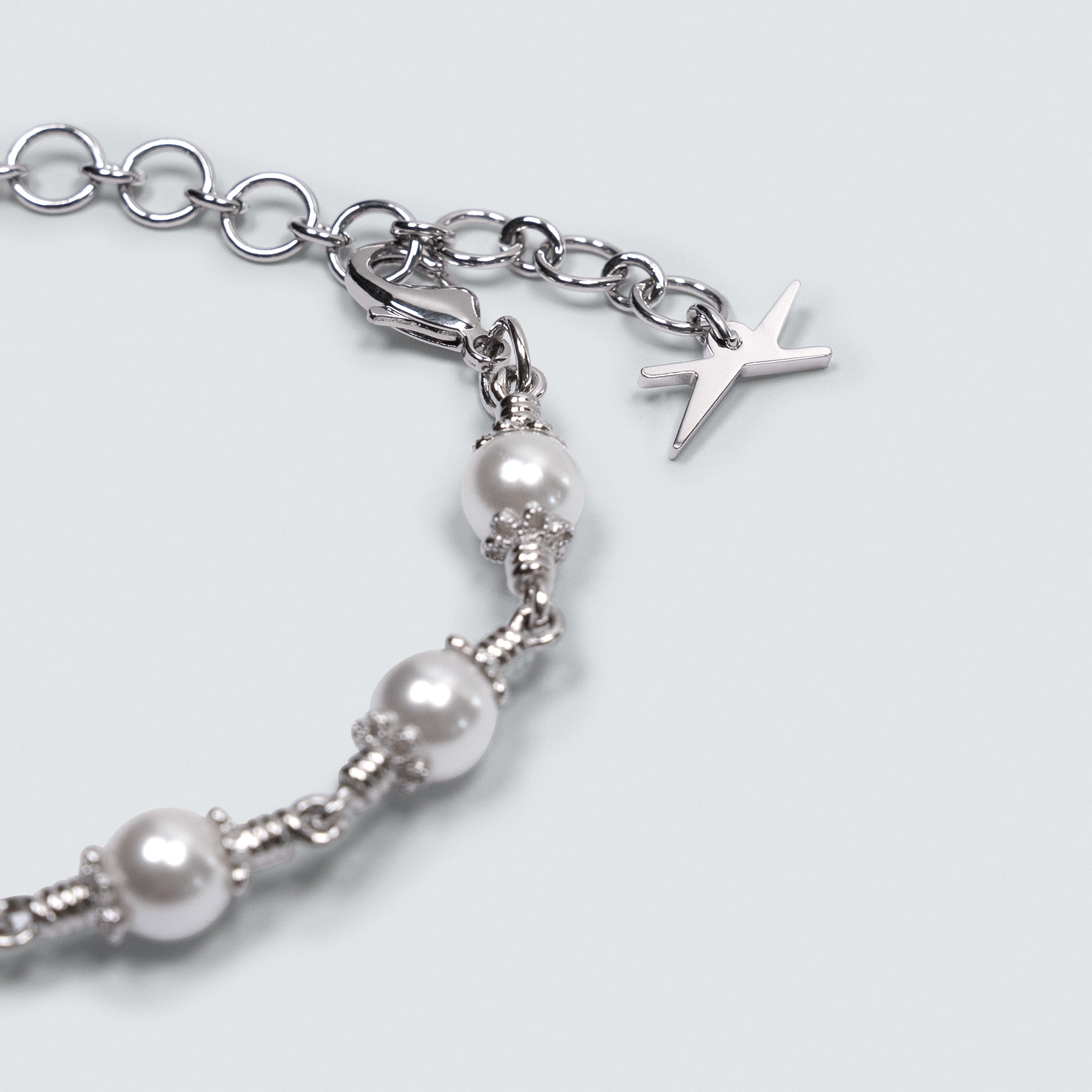 White Rosary Bracelet