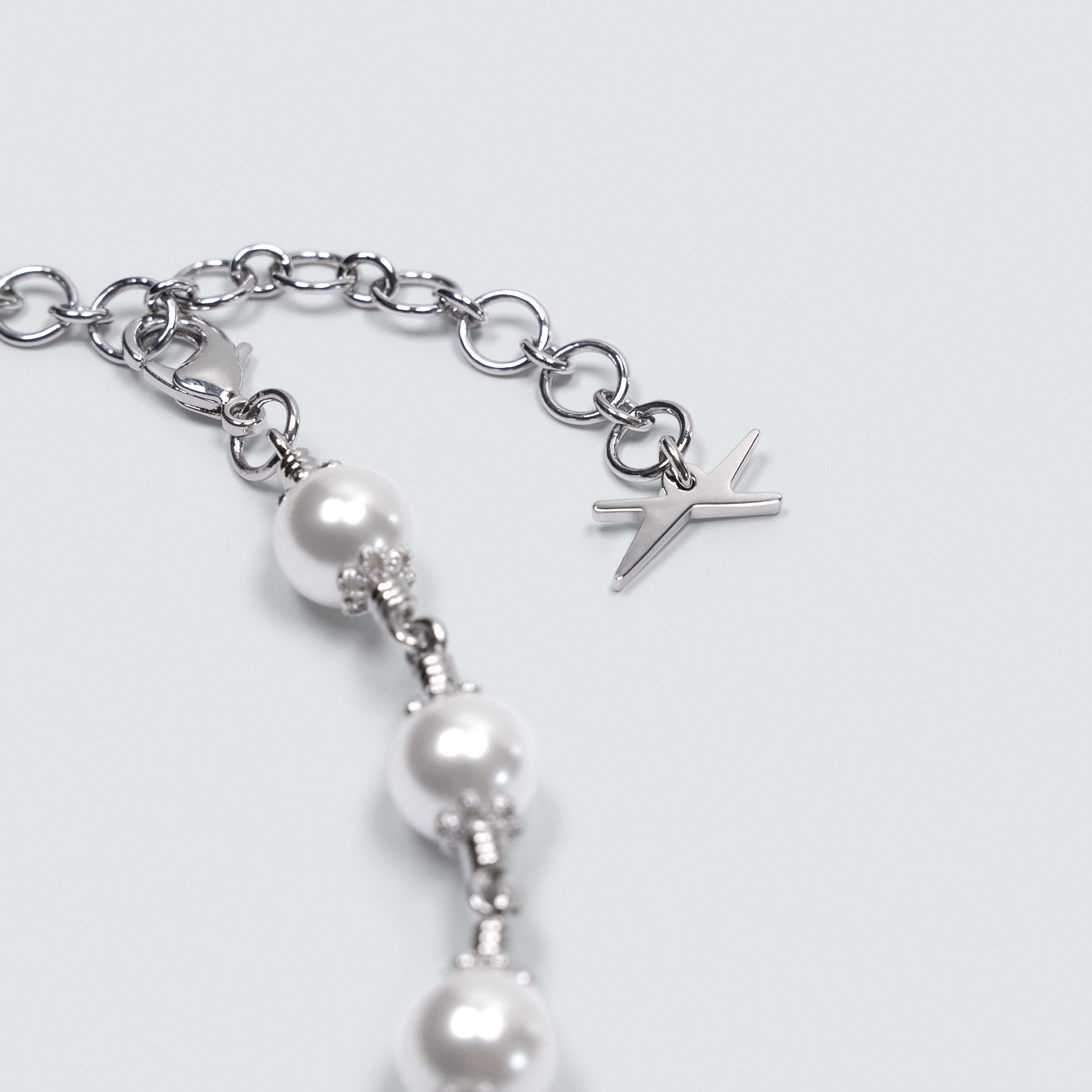 White Rosary Necklace Bundle